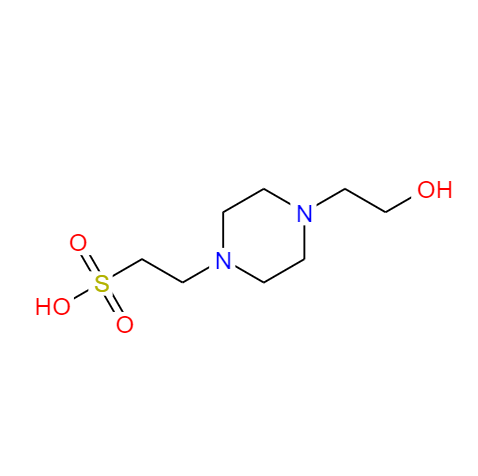  CAS： 7365-45-9， 4-羟乙基哌嗪乙磺酸；HEPES 英文(wén)名(míng)称：HEPES