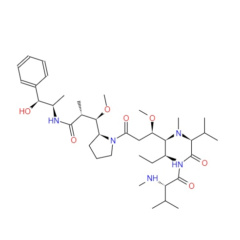 CAS： 474645-27-7，一甲基澳瑞他(tā)汀E， 英文(wén)名(míng)称： MMAE 