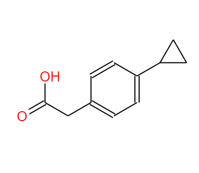 CAS：40641-90-5,中(zhōng)文(wén)名(míng)称：4-环丙基苯乙酸 英文(wén)名(míng)称：2-(4-Cyclopropylphenyl)aceticacid 