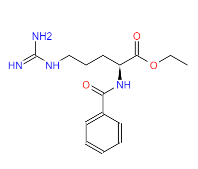 CAS：971-21-1,英文(wén)名(míng)称：N-alpha-Benzoyl-L-arginine ethyl ester hydrochloride 