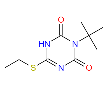 CAS：1360105-53-8,英文(wén)名(míng)称：3-tert-butyl-6-(ethylthio)-1,3,5-triazine-2,4(1H,3H)-dione 