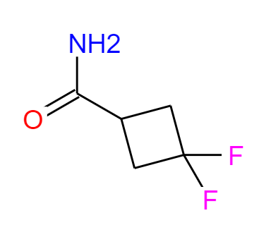 CAS：86770-82-3,中(zhōng)文(wén)名(míng)称：3,3-二氟环丁烷甲酰胺 英文(wén)名(míng)称：Cyclobutanecarboxamide, 3,3-difluoro- (9CI) 