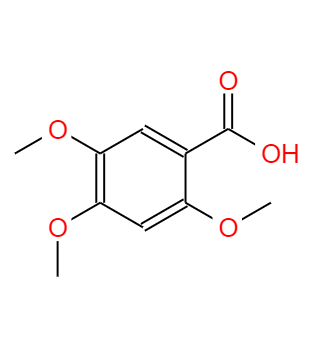 CAS：490-64-2,中(zhōng)文(wén)名(míng)称：2,4,5-三甲氧基苯甲酸 英文(wén)名(míng)称：2,4,5-Trimethoxybenzoic acid 