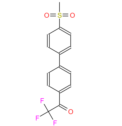 CAS：893407-18-6,英文(wén)名(míng)称：2,2,2-Trifluoro-1-(4'-(methylsulfonyl)-[1,1'-biphenyl]-4-yl)ethanone 