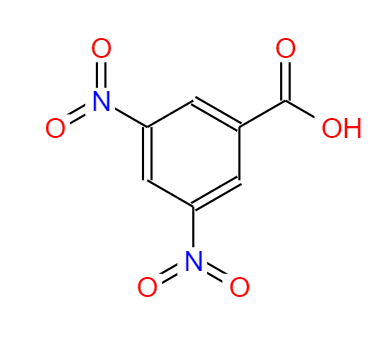 CAS：99-34-3，中(zhōng)文(wén)名(míng)称：3,5-二硝基苯甲酸 英文(wén)名(míng)称：3,5-Dinitrobenzoic acid 