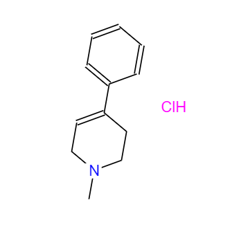 CAS： 23007-85-4，中(zhōng)文(wén)名(míng)称： 1-甲基-4-苯基-1,2,3,6-四氢吡啶盐酸盐 