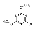 CAS： 3140-73-6，中(zhōng)文(wén)名(míng)称： 2-氯-4,6-二甲氧基-1,3,5-三嗪 英文(wén)名(míng)称：2-Chloro-4,6-dimethoxy-1,3,5-triazine 