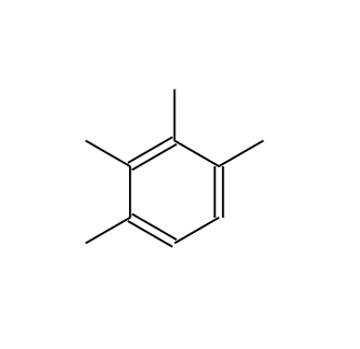 CAS： 488-23-3，中(zhōng)文(wén)名(míng)称： 1,2,3,4-四甲基苯 英文(wén)名(míng)称：1,2,3,4-tetramethylbenzene 