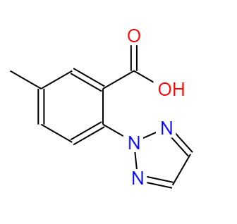 CAS：956317-36-5，中(zhōng)文(wén)名(míng)称：5-甲基-2-(2H-1,2,3-三唑-2-基)苯甲酸 英文(wén)名(míng)称：2-(2H-1,2,3-triazol-2-yl)-5-methylbenzoic acid