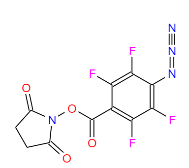 CAS： 126695-58-7，中(zhōng)文(wén)名(míng)称： N-琥珀酰亚胺4-叠氮-2,3,5,6-四氟苯甲酸 英文(wén)名(míng)称：ATFB,SE 