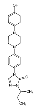 CAS： 106461-41-0，中(zhōng)文(wén)名(míng)称： 2,4-二氢-4-[[4-(4-羟基苯基)-1-哌嗪基]苯基]-2-(1-甲基丙基)-3H-1,2,4-三氮唑-3-酮