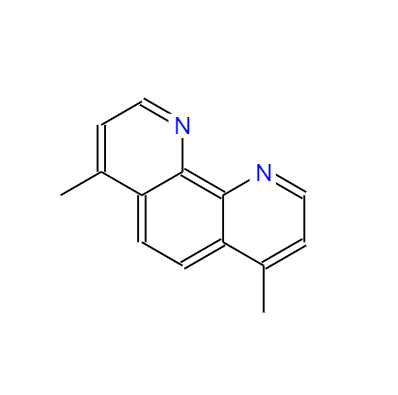  CAS： 3248-05-3，中(zhōng)文(wén)名(míng)称： 4,7-二甲基-1,10-菲咯啉 英文(wén)名(míng)称：4,7-Dimethyl-1,10-phenanthroline