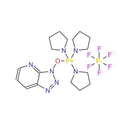 CAS： 156311-83-0，中(zhōng)文(wén)名(míng)称： (3H-1,2,3-三唑并[4,5-b]吡啶-3-氧基)三-1-吡咯烷基六氟磷酸盐