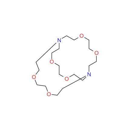 CAS： 23978-09-8，中(zhōng)文(wén)名(míng)称： 4,7,13,16,21,24-六氧-1,10-二氮双环[8.8.8]二十六烷