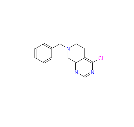  CAS： 192869-80-0，英文(wén)名(míng)称：7-Benzyl-4-chloro-5,6,7,8-tetrahydropyrido[3,4-d]pyrimidine