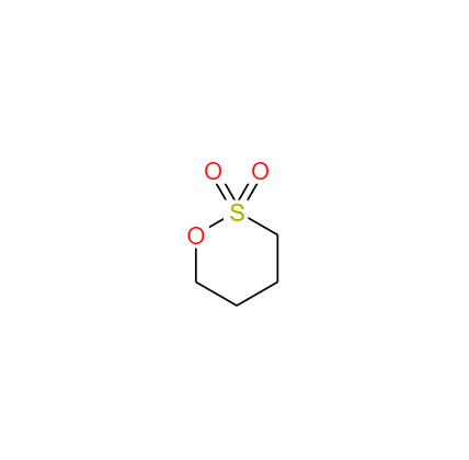 CAS： 1633-83-6，中(zhōng)文(wén)名(míng)称： 1,4-丁烷磺内酯 英文(wén)名(míng)称：1,4-butane sultone 