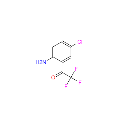 CAS： 154598-53-5，中(zhōng)文(wén)名(míng)称： 2'-氨基-5'-氯-2,2,2-三氟苯乙酮 英文(wén)名(míng)称：2'-Amino-5'-chloro-2,2,2-trifluoroacetophenone 