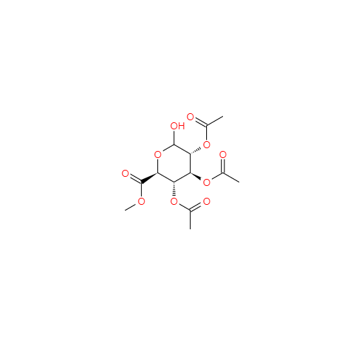 CAS：3082-95-9，中(zhōng)文(wén)名(míng)称： 2,3,4-三-O-乙酰基-α-D-葡萄糖醛酸甲酯 英文(wén)名(míng)称：2,3,4-Tri-O-acetyl-α-D-glucuronicAcidMethylEster 