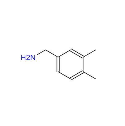 CAS：102-48-7，中(zhōng)文(wén)名(míng)称：3,4-二甲基苄胺， 英文(wén)名(míng)称：3,4-Dimethylbenzylamine 