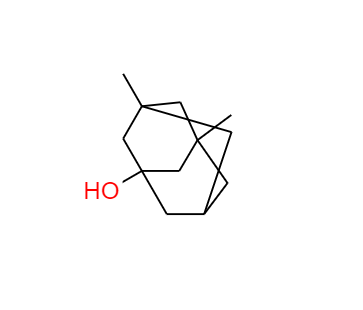 CAS：707-37-9，中(zhōng)文(wén)名(míng)称：3,5-二甲基-1-金刚烷醇 ，英文(wén)名(míng)称：3,5-Dimethyl-1-adamantanol 