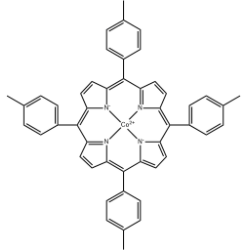 CAS：19414-65-4，中(zhōng)文(wén)名(míng)称：四对甲苯基卟啉钴， 英文(wén)名(míng)称：Co(II)(5,10,15,20-tetratolylporphyrin) 