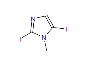  CAS：86026-81-5，中(zhōng)文(wén)名(míng)称：2,5-二碘-1-甲基咪唑 ，英文(wén)名(míng)称：2,5-Diiodo-1-methylimidazole