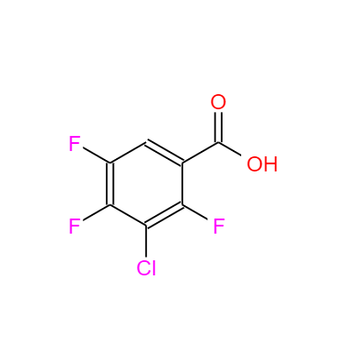  CAS：101513-77-3,中(zhōng)文(wén)名(míng)称：2,4,5-三氟-3-氯苯甲酸 ,英文(wén)名(míng)称：3-Chloro-2,4,5-trifluorobenzoic acid