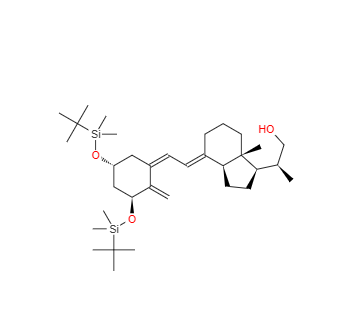 CAS：128387-35-9，，((1A，3B，5E，7E)-20-羟甲基-9，10-开环胆甾-1，3，-双叔丁基二甲基硅氧基-5，7，10(19)-三烯) 