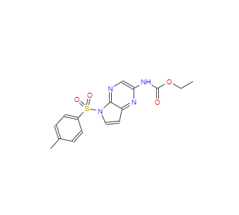 CAS：1869118-24-0，N-[5-[(4-甲基苯基)磺酰基]-5H-吡咯并[2,3-B]吡嗪-2-基]氨基甲酸乙酯