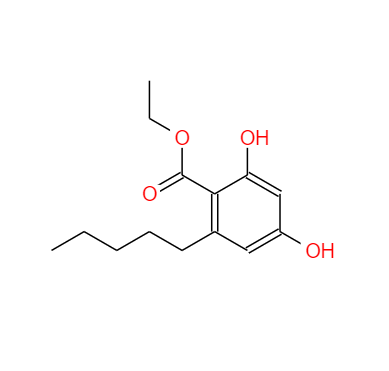 CAS：38862-65-6，2,4-二羟基,6-戊烷基苯甲酸乙酯