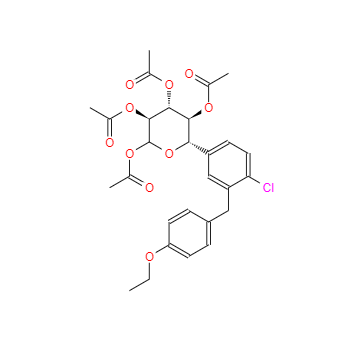 CAS：1018898-84-4，(3S,4R,5S,6S)-6-(4-氯-3-(4-乙氧基苄基)苯基)四氢-2H-吡喃-2,3,4