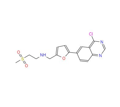 CAS：1334953-75-1，N-((5-(4-氯喹唑啉-6-基)呋喃-2-基)甲基)-2-(甲基磺酰基)乙胺