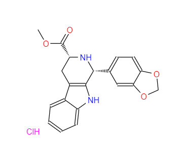 CAS：171752-68-4，顺式-(1R,3R)-1,2,3,4-四氢-1-(3,4-亚甲二氧基苯基)-9H-吡啶并[3,4-B]吲哚-3-羧酸甲酯盐酸盐