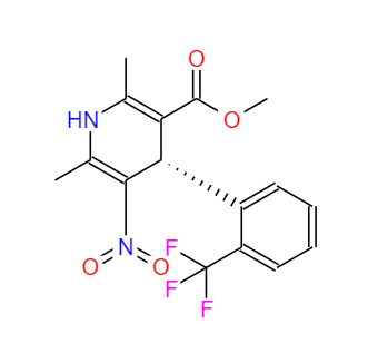 CAS：98625-26-4，(S)-2,6-二甲基-5-硝基-4-(2-三氟甲基)苯基)-1,4-二氢吡啶-3-甲酸甲酯